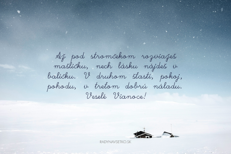 Veselé vianočné priania