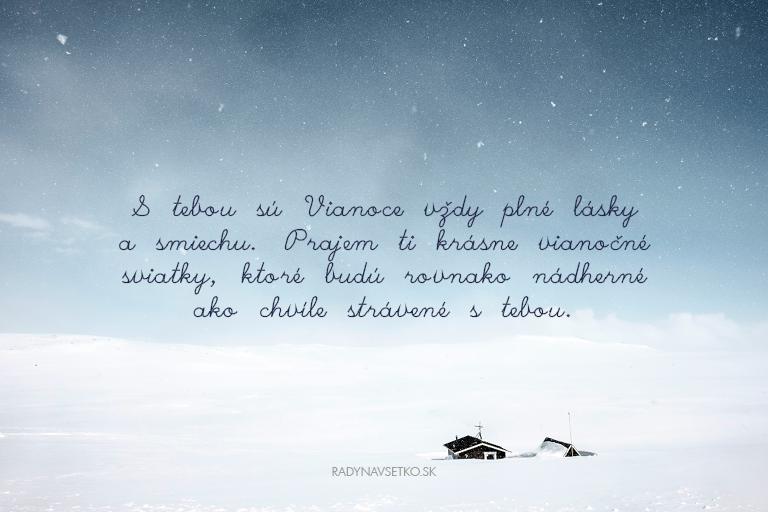 Láskyplné vianočné priania
