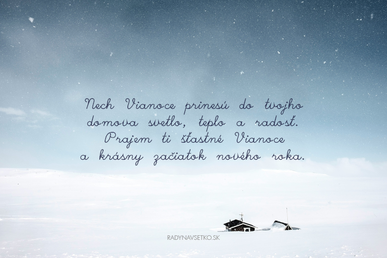 klasické vianočné priania