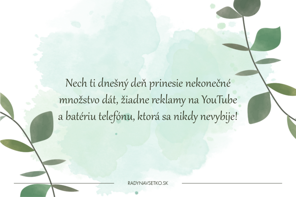 Narodeninové priania pre tínedžerov