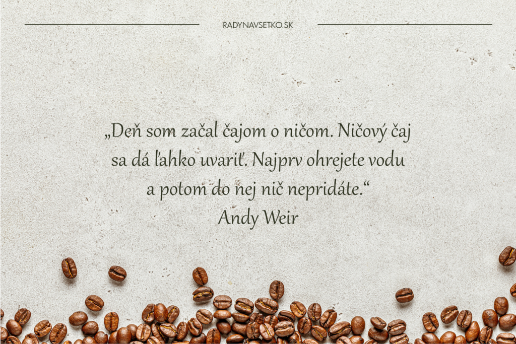 Filozofické a poetické citáty o káve a čaji