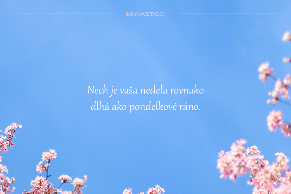 Vtipné želania na krásnu nedeľu