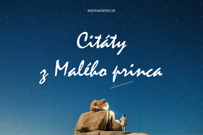 malý princ citáty