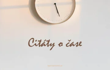 citáty o čase