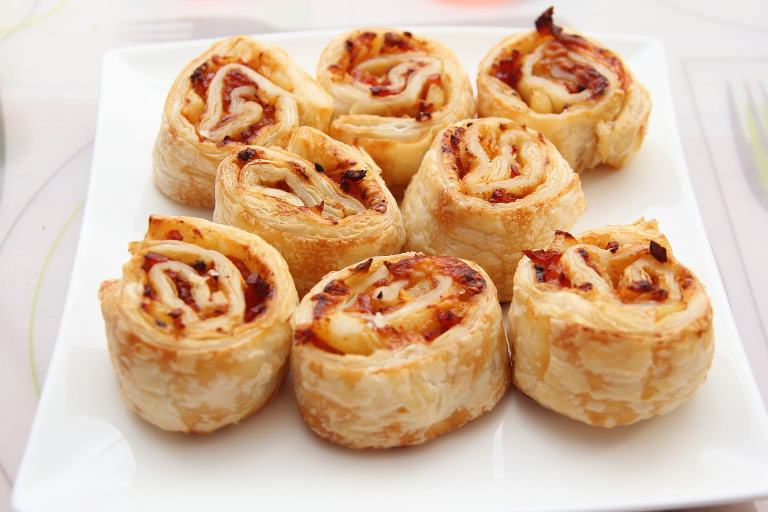 pizza šneci recept