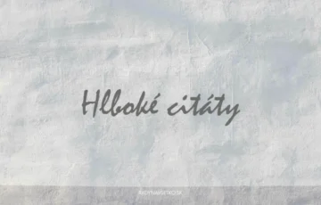Hlboké citáty