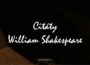william shakespeare